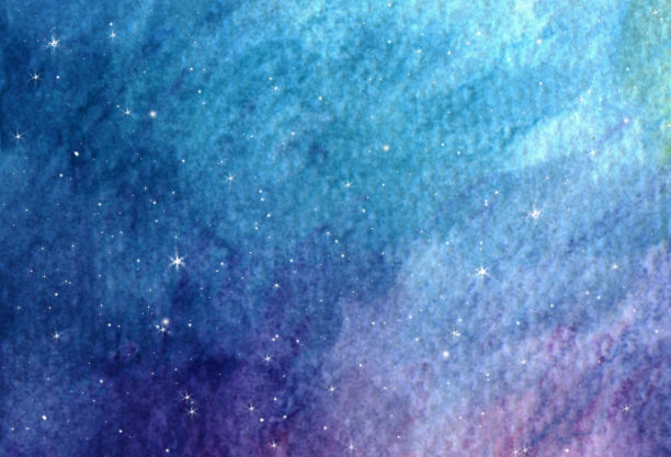 紫色宇宙星空背景墙
