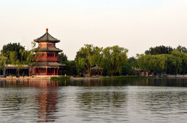 北京什刹海夏季景色