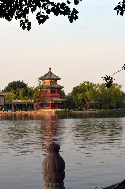 北京什刹海夏季景色
