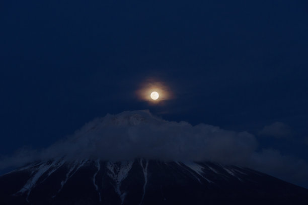 壮丽的富士山