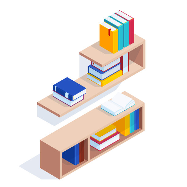 书房书柜模型