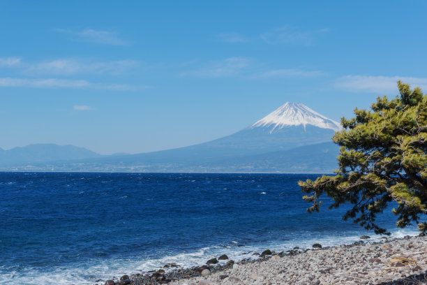 壮丽的富士山