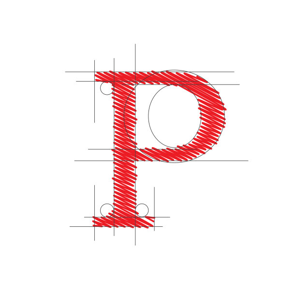 大写字母p