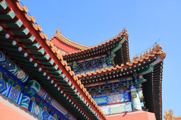 中国红中式大红色背景墙