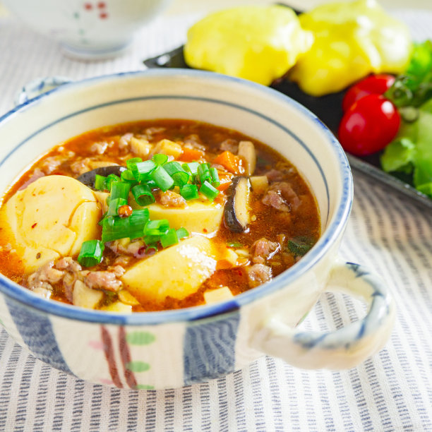 麻婆豆腐特写