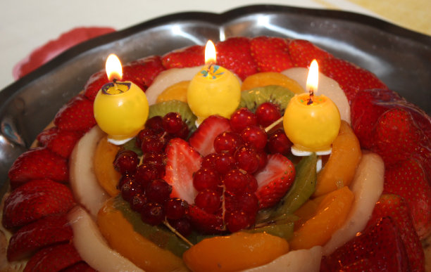 水果蛋糕,生日蛋糕