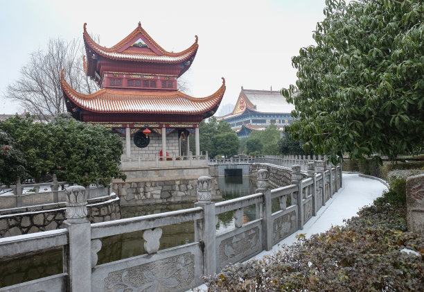 长沙雪景