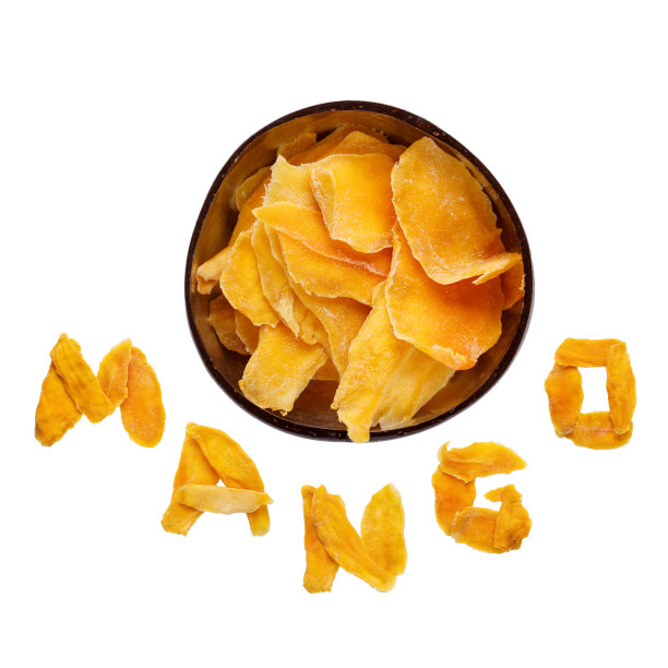 芒果干碗或芒果干片