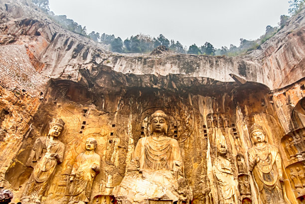 博物馆中国风山水意境