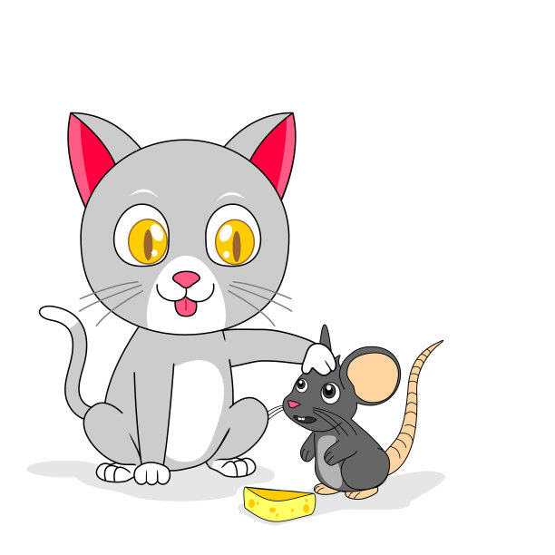 小老鼠和猫