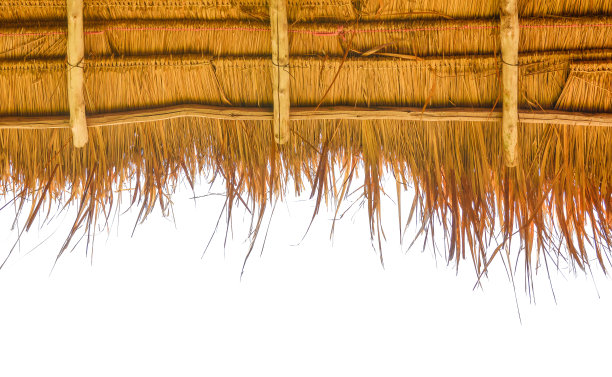 屋顶上的稻草