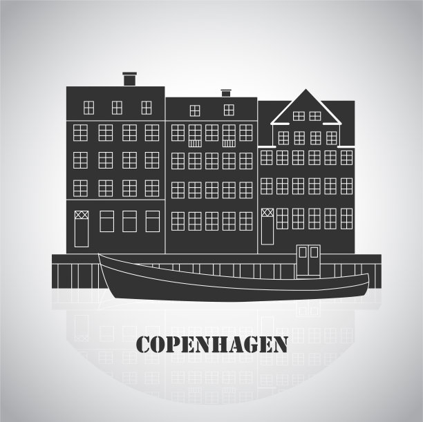 哥本哈根天际线海报