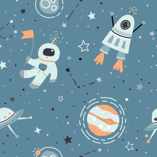 宇航员和陨石