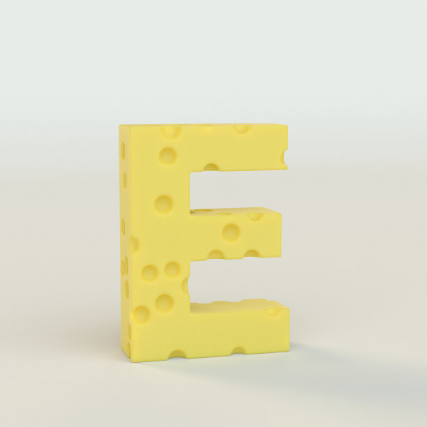 3d字体e