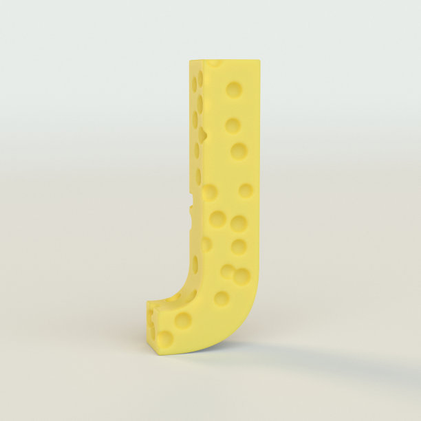 3d字体j