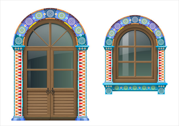 宫廷建筑门窗设计