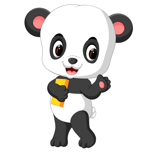 可爱熊猫吉祥物