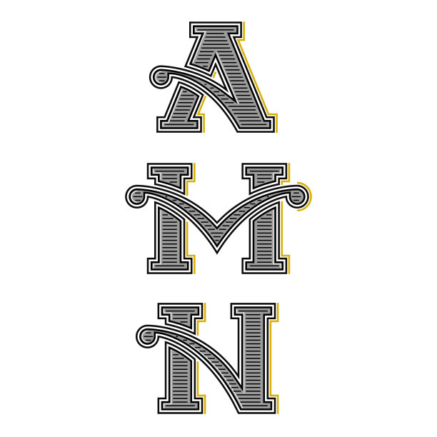 m英文logo