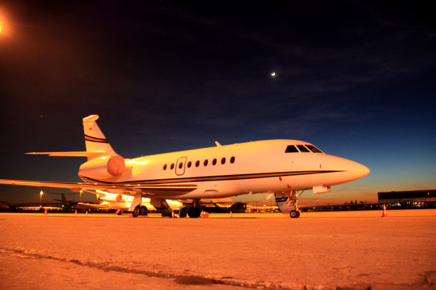 首都航空的夜景