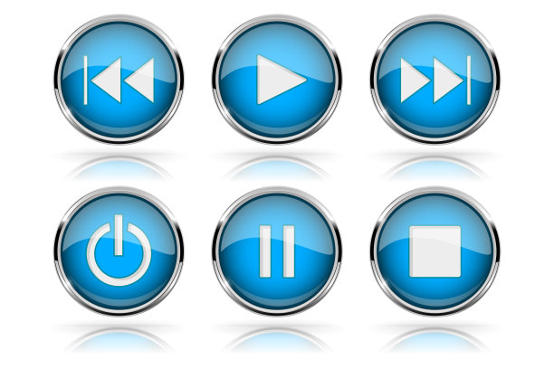 music音乐图标按钮