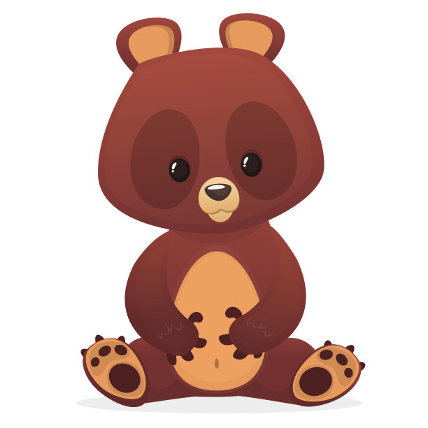 棕熊卡通形象