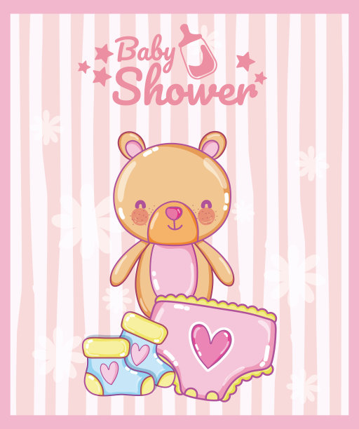 洗澡小熊
