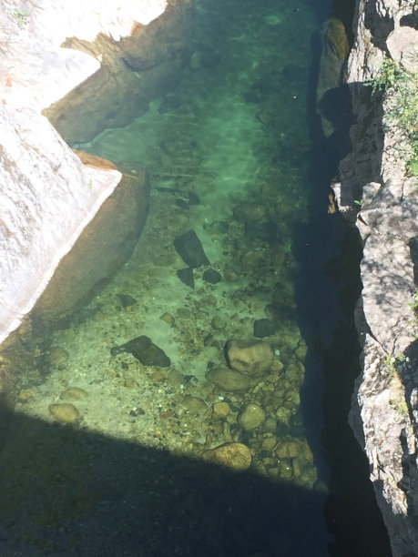 河道山体鸟瞰