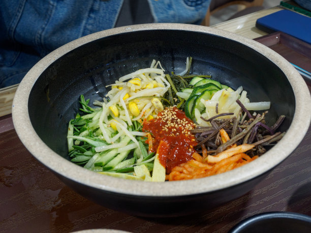 韩国料理牛肉拌饭