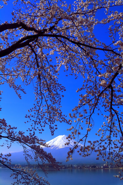 雪山湖泊