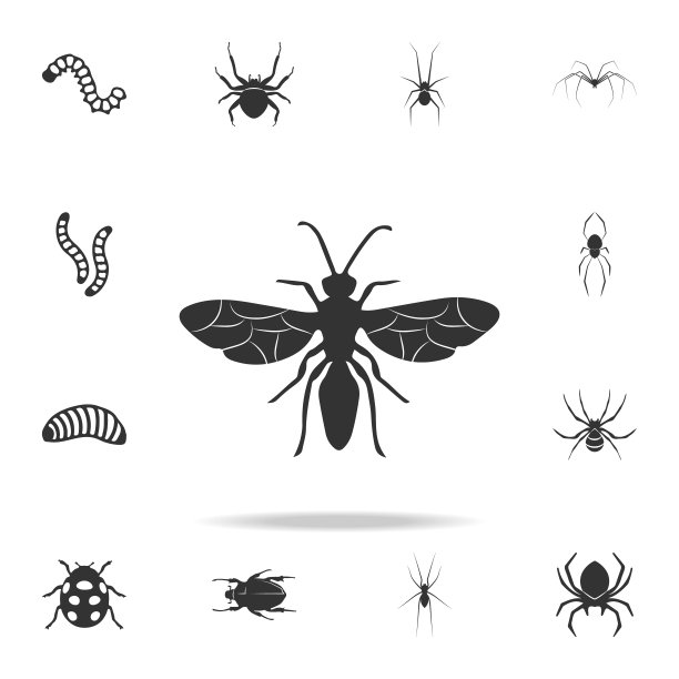绿色食品logo昆虫