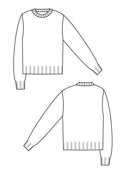 针织衣设计图