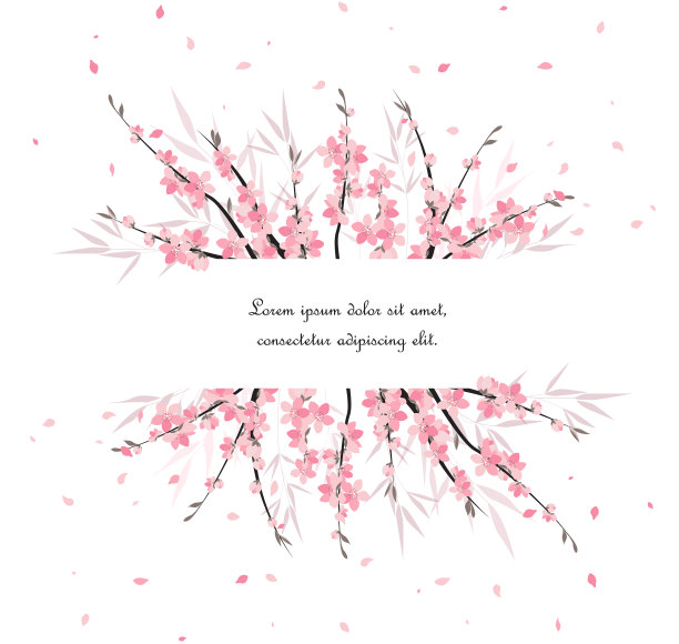 粉色浪漫樱花
