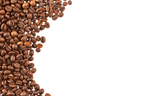 咖啡豆俯视图摄影