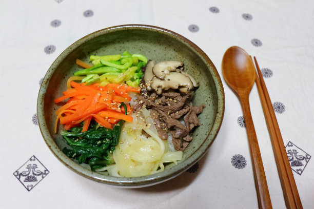韩国牛肉石锅拌饭