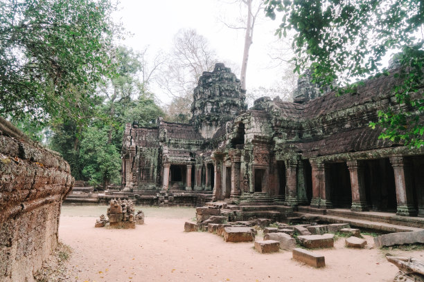 柬埔寨暹粒吴哥塔普伦寺