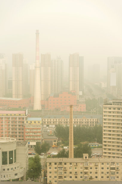 清晨的住宅小区