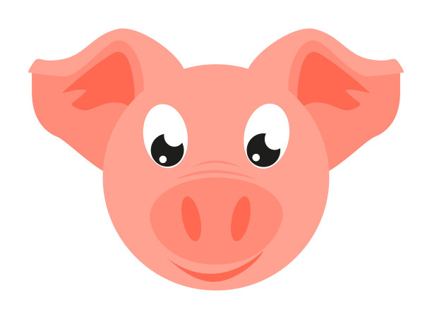 可爱卡通小猪猪