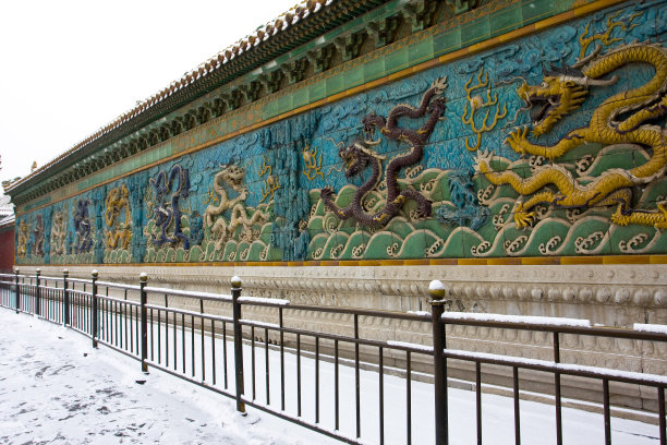 北京的雪景