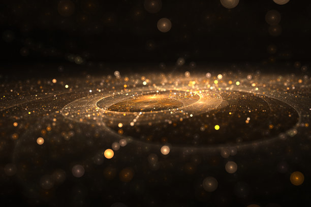 金色漩涡星空星系