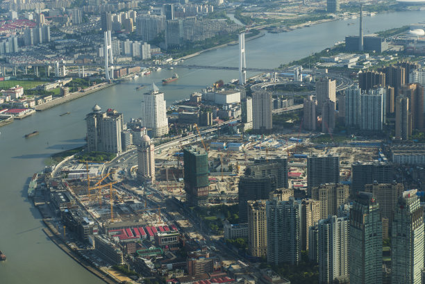 黄浦江全景图