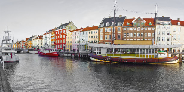 丹麦古老的运河