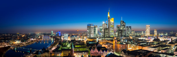 德国法兰克福城市风光风景