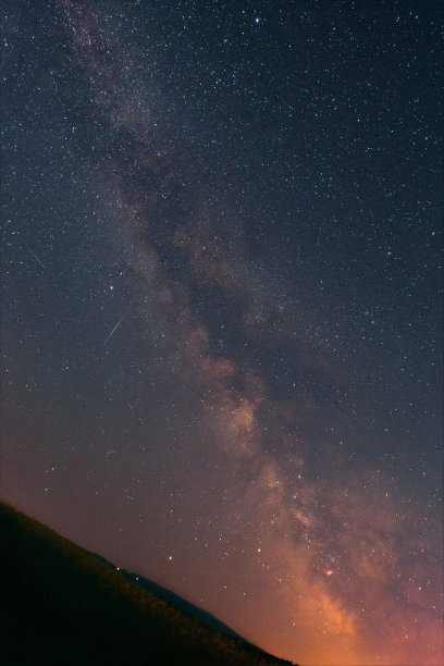 银河系夜空星空墙纸