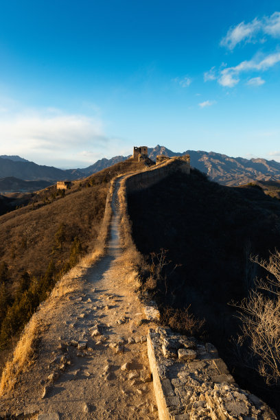 八达岭长城上的风景