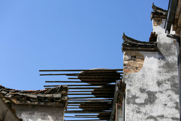 深秋乡村景色