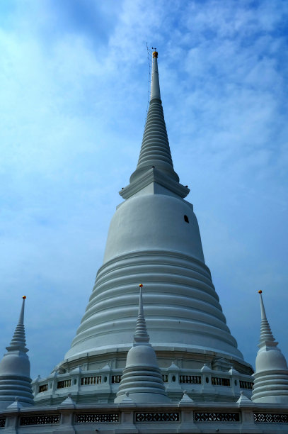 在曼谷的佛寺佛塔