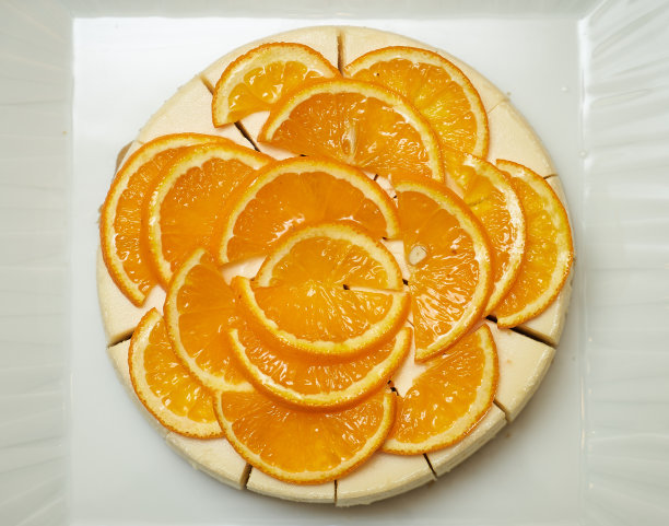 橙子慕斯蛋糕
