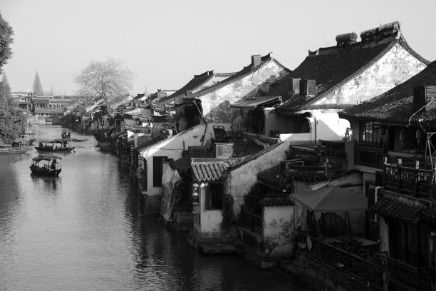 中国古镇老照片