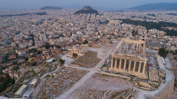 古希腊雅典卫城帕特农神庙