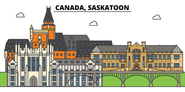 加拿大文化景点海报